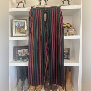 Mata Traders Sunset Striped Pants NWT